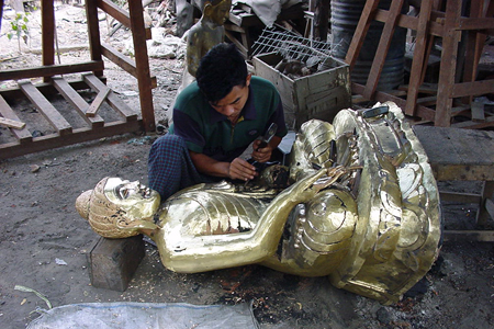 Pantin Art of Bronze Casting Myanmar